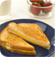 Toast on a plate