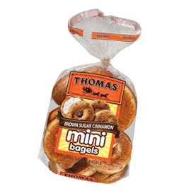 Thomas'® Brown Sugar Cinnamon Mini Bagels