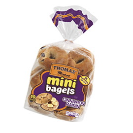 Thomas'® Cinnamon Raisin Swirl Mini Bagels