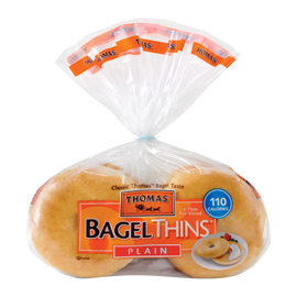 Thomas'® Plain Bagel Thins™ Bagels