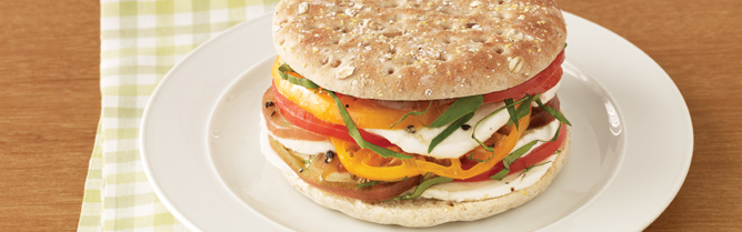 Heirloom Tomato Caprese Panini