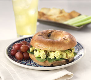 Curried Chicken Salad Bagel Sandwiches