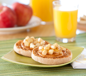 Peanut Butter Honey and Banana Muffins