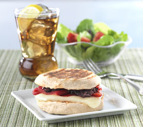 Vegetarian Panini Muffins